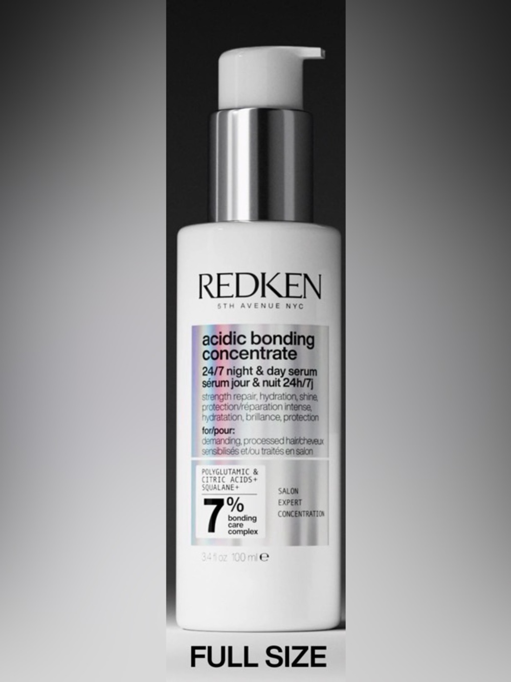 Redken Acidic Bonding Concentrate 24/7 Night & Day Serum 3.4 oz